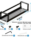 Under Desk Cable Management Tray 17 Inch Metal Wire Organizer for Cords Power Strip Holder with mounting hardware and tools