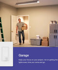 Automatic Motion Sensor Light Switch For Indoor Use In Bathroom, Garage, Laundry, Closet, Single Pole, No Neutral