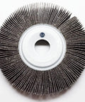6 Inch Aluminum Oxide Flap Wheel With 1 Inch Arbor For Bench Grinders 240 Grit Sander Disc, premium abrasive tool for metal finishing.