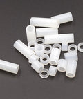 White Nylon Unthreaded Clearance Spacers And Standoffs Kit With 6.3mm Outer Diameter And 4.2mm Inner Diameter, various lengths visible.