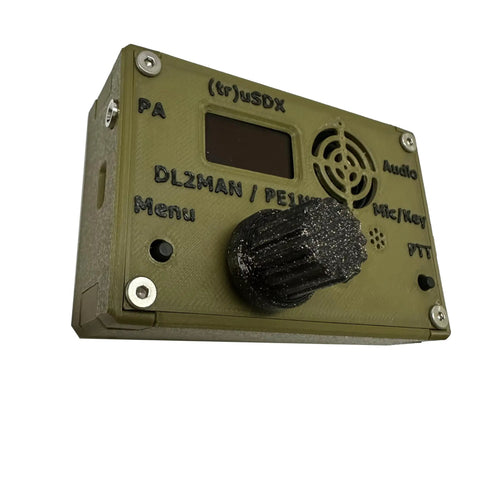 5 Band USDX QRP Transceiver Assembled With Army Green 3D Printed Case Multimode Rig Bootloaded Mainboard Ready To Use