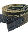 Rolled Khaki Thompson Kerr Rifle Sling US World War I Canvas Gun Strap for M1903 Springfield and Light Machine Gun Reproduction