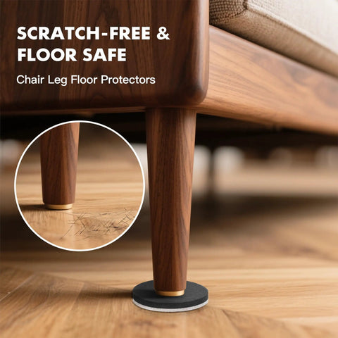 16-Pack Felt Furniture Sliders For Hardwood Floors, Easy Glide For Heavy Furniture And Appliances, Reusable Floor Protectors And Moving Pads, 3.5 Inch Diameter, Save Effort And Protect Your Floors