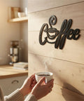 Metal Coffee Bar Sign Rustic Kitchen Wall Decor For Home Cafe Station Vintage Farmhouse Art With Steam Cup Design
