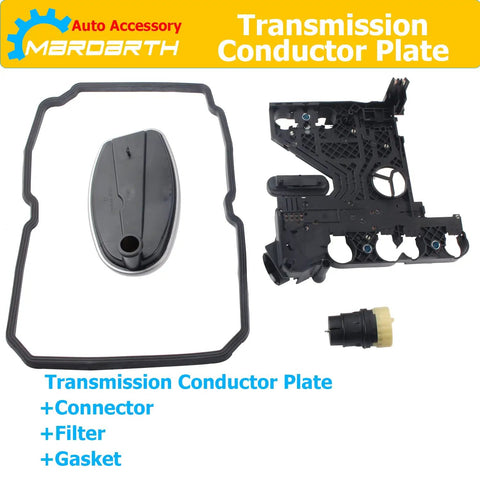 Mercedes Benz Transmission Conductor Plate Kit With Filter Gasket And Plug Adapter 1402701161 components displayed