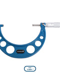 4-inch outside micrometer with 0.0001 inch graduation, part of an Outside Micrometer Set For Precision Machining And Metalworking, 0 To 1 Inch, 1 To 2 Inch, 2 To 3 Inch, 3 To 4 Inch Ranges, 0.0001 Inch Graduation, 0.0001 Inch Accuracy, High Quality Engineering Tool Kit