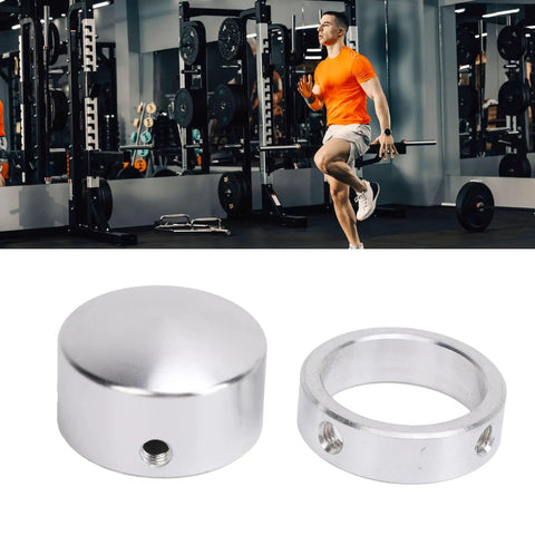 Rock Solid One Inch Aluminum Handle End Covers For Gym Fitness Equipment Lightweight Wear Resistant Fitment Kits For Heavy Duty Strength Training Rack Accessories Easy Install Beef Up Your Rig