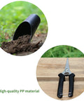 Mini Succulent Garden Tools Set With Shovel Spade Rake And Pruning Scissors Plus Plastic Bucket Shovel For Seedlings And Soil Care