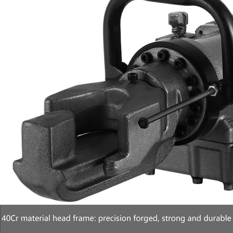 Uwytgf Portable Electric Rebar Bender, 900W Hydraulic Tool showing precision forged 40Cr material head frame for strong durability.