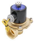 1 Inch Normally Open 2 Way Brass Electric Solenoid Valve For Water And Air, Direct Acting Wet Armature, 110V AC