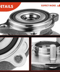 Close-up of Pair Front Wheel Bearing And Hub Assembly For Toyota Camry 2018 Through 2022 2.5L Gas Except Hybrid Avalon.