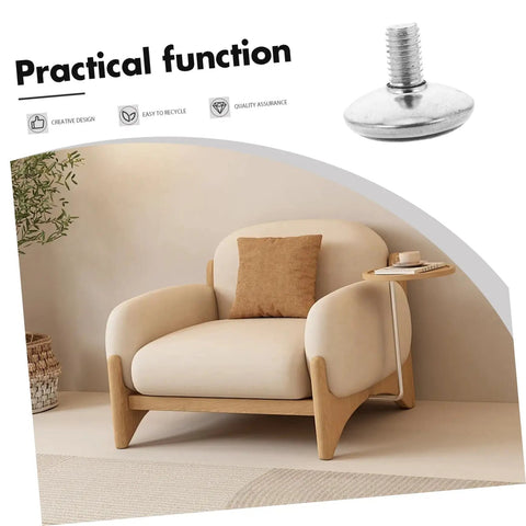24 Pack Straight Up Adjustable Chair Legs Knock Out Wobbles Fast With Heavy Duty Non Slip Screw In Stabilizers, furniture stabilizer.