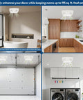Beefy 8 Inch Bathroom Exhaust Fan With 200 CFM White Vertical Discharge Ceiling Ventilation Fan installed in kitchen, garage, laundry room