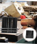 Heavy Duty Cylindrical Punch Set for Mechanical Repairs and Metalworking, base-mounted, corrosion-resistant steel punches