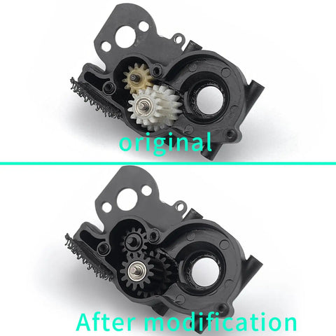 Steel Transmission Idler Gear Upgrade for Losi Micro B 1/24 2WD and Micro T 1/28 RC Buggy Durable Alloy Gear with modification