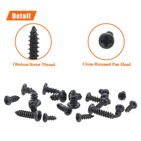 600 Piece Go-To Micro Phillips Screws Set For Laptops And Electronics In Ten Sizes M2 M2.3 M2.6 M3 Pan Head Self Tapping