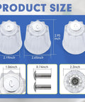 Replacement Bath And Shower Handle Set For Price Pfister Contessa And Windsor Faucets 12 Spline 12 Point Broach dimensions