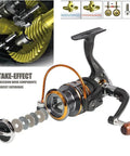 Smooth As Butter Spinning Fishing Reel With 11BB Bearing System And 5.2 To 1 Gear, detailed view with components exposed