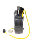 Heavy Duty Retractable Extension Cord Reel With Triple Tap Outlet Seventy Five Foot Site Ready Power Hub featuring yellow cable and black casing.