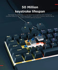 Dope Compact Mech Keyboard For Gaming And Work, 60 Percent Layout With 62 Keys, Crisp Blue Switches, Led Backlight, Anti Ghosting, Straight Up Reliable Usb Plug And Play Rig with illuminated keys and blue switches.