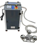 Heavy Duty Automatic Coolant Skimmer For Industrial Oil Water Separation Removes Tramp Oil And Floating Sludge To Extend Cutting Fluid Life 208-240V with pump and float balls.
