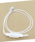 Blocking Filter Tube Siphon Front Screen For Oil Water And Liquid Transfer For Aquariums, Lawn Equipment, And Emergency Gas Extraction, Easy Siphon Pump With Anti Blockage Design For Safe, Mess Free Manual Transfer, white plastic tube