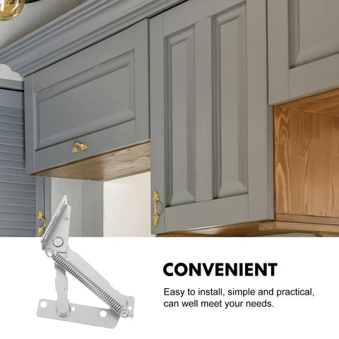 Two Pack 80 Degree Corner Cabinet Spring Hinges For Heavy Cabinets And Sofas Stable Support For Home Use Cold Rolled Steel