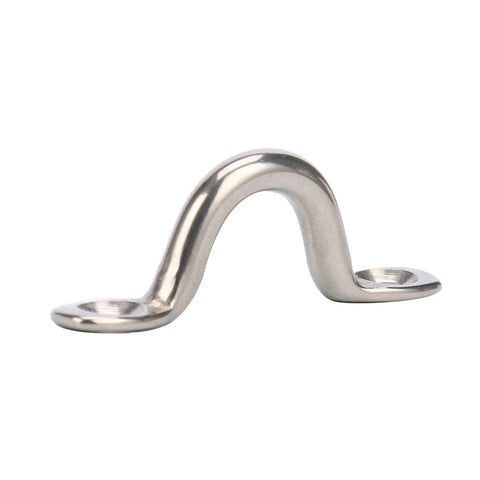 Stainless Steel Pad Eyes 6 Pack For Boat Rigging And Deck Tie Downs Bimini Top Eye Straps Kayak Deck Loops Marine Hardware for Securing Gear