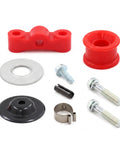 Shifter Bushing Kit And Shift Linkage Hardware Pin Clip For Honda B Series Swaps Compatible With Civic CRX And Acura Integra multicolored polyurethane bushings and hardware