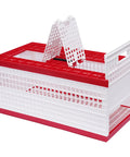 Foldable Plastic Transportation Pigeon Cage For Training And Racing 23.6 Inch Large Box With Three Access Doors And Ventilated Design