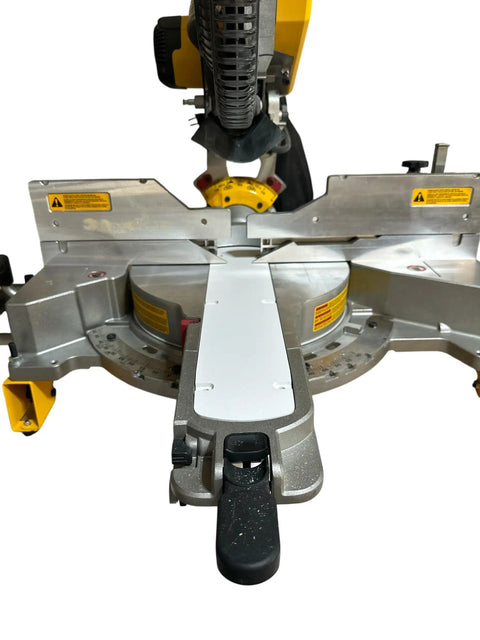 Zero Clearance Miter Saw Insert For Dewalt Sliding Compound Miter Saws, Built To Last, visible attached to saw base