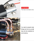 Universal Front Brake Line Lock Kit With Electric Solenoid Launch Control For Drag Racing And Hill Hold 12V 24V Installation Details