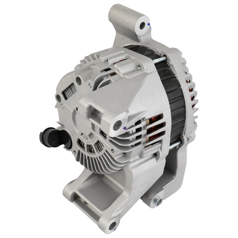 High Output 110Amp 12V Alternator For Mazda 5 2.3L 2008 2009 2010 With CW 6-Groove Pulley Beefed-Up Replacement Premium CNC Castings And