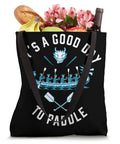 Paddler Tote Bag For Dragonboating Fans And Teams, Durable Carryall For Regattas And Practices with groceries inside.