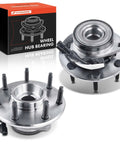 2 Pack Front Wheel Bearing And Hub Assembly For Ford F-150 And F-250 7-Lug ABS 4WD 1997-2004 with packaging