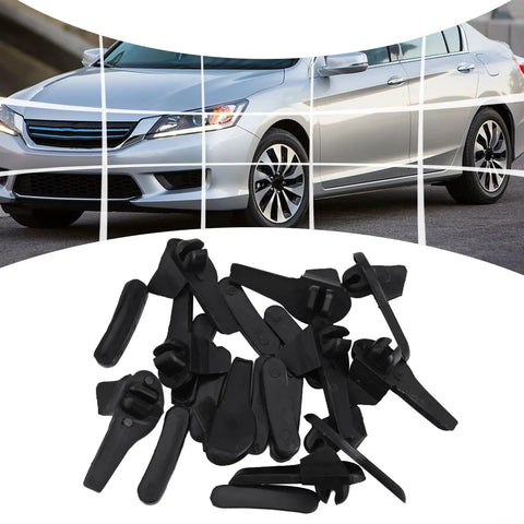 Plastic Insert Tire Demount Head Guard Wheel Side Protector Kit 20Pcs Black Rim Protection For Tire Changer Duck Head Insert Pro Grade