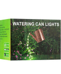 Solar Powered Watering Can Fountain With Cascading Warm White Fairy Lights For Outdoor Gardens And Yards box packaging