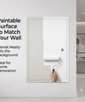 Heavy Duty Rock Solid 24 X 36 Lockable Steel Access Panel For Drywall Wall Ceiling Utility Door With Rust Proof Powder Coated Finish, paintable surface in use.