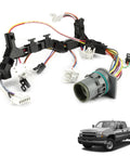 Duramax Chevy Allison Transmission Wiring Harness With 7 Solenoids And 20 Pin Connector shown with 2006 Silverado truck