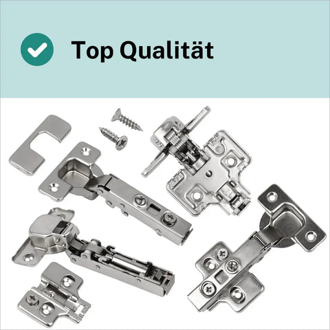 3D Soft Close Cabinet Hinge For Besta Doors With Cover, Easy Install And Adjustable Tension, 4 Pack, Silver Finish, Durable Steel Upgrade