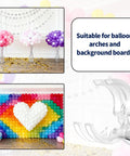 Transparent Balloon Arch Clips 10 Pack Durable Plastic Spring Clamps For Balloon Garlands Heavy Duty Photography Backdrop