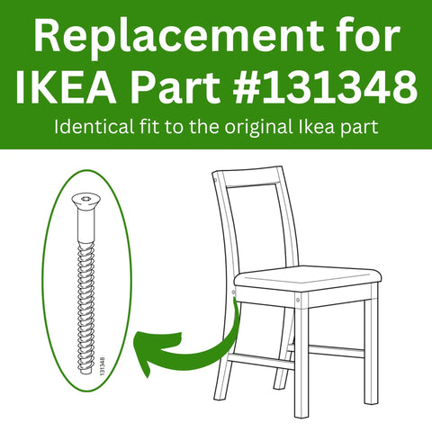 Confirmat Screw Replacement Kit For Flat Pack Furniture 7.0mm Diameter 2.4 Pitch 70mm Or 56 To 58mm Length 4mm Hex Recess Zinc Nickel Steel Pack Of 8 Part 131348 Compatible illustration