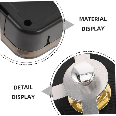 Detail and material display of Vinyl Record Clock Mechanism Kit For DIY Projects Easy Install And Accurate Timekeeping