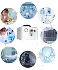 Quiet Diaphragm Vacuum Pump For Laboratory Scientific Research With Vacuum Drying Defoaming Filter Oil Lubricated Micro Pump shown with lab activities.