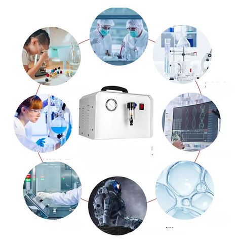Quiet Diaphragm Vacuum Pump For Laboratory Scientific Research With Vacuum Drying Defoaming Filter Oil Lubricated Micro Pump shown with lab activities.