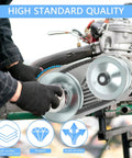 Installation of Go Kart Torque Converter Kit 2HP-7HP Clutch Set With 3/4 Inch Drive Belts on 10T 12T Sprockets on engine