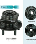 Front And Rear Wheel Bearing And Hub Assembly Fits Ford Fusion 2013 2020 And Lincoln MKZ 2013 2016 5 Lug With ABS