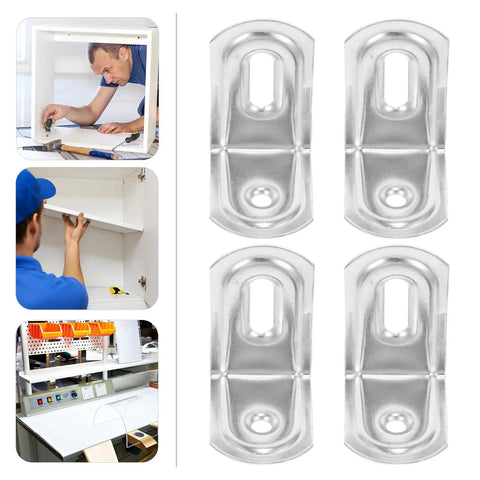 Heavy Duty Iron Corner Brackets Set Of 10 90 Degree Rounded Right Angle Shelving Supports Adjustable And Built To Last