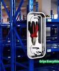 4 Piece Magnetic Tool Tray Set With Red Wristband And 15 Mighty Magnets, stainless steel tray holding tools