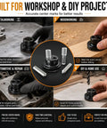Precision Optical Center Punch Kit Delivering Dead On Accuracy With Crisp Crosshair View on various surfaces for accurate drilling.